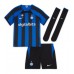 Billige Inter Milan Edin Dzeko #9 Hjemmetrøye Barn 2022-23 Kortermet (+ korte bukser)
